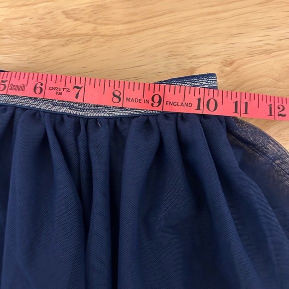 Skirt Winnie Baby Navy Blue Rainbow sequins sheer Tutu 9/10 years - Picture 4 of 9
